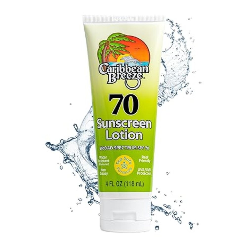 Reef Friendly Sunscreen SPF 70 Lotion, Mango Lime Scent 4 oz (120 ml)